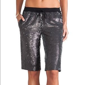 Sachin + Babi lily shorts sequins blsck dahlia
